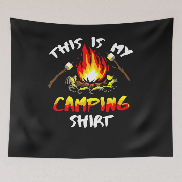 Item preview, Glowing This Is My Camping Shirt Gift designed and sold by fernandopolania.