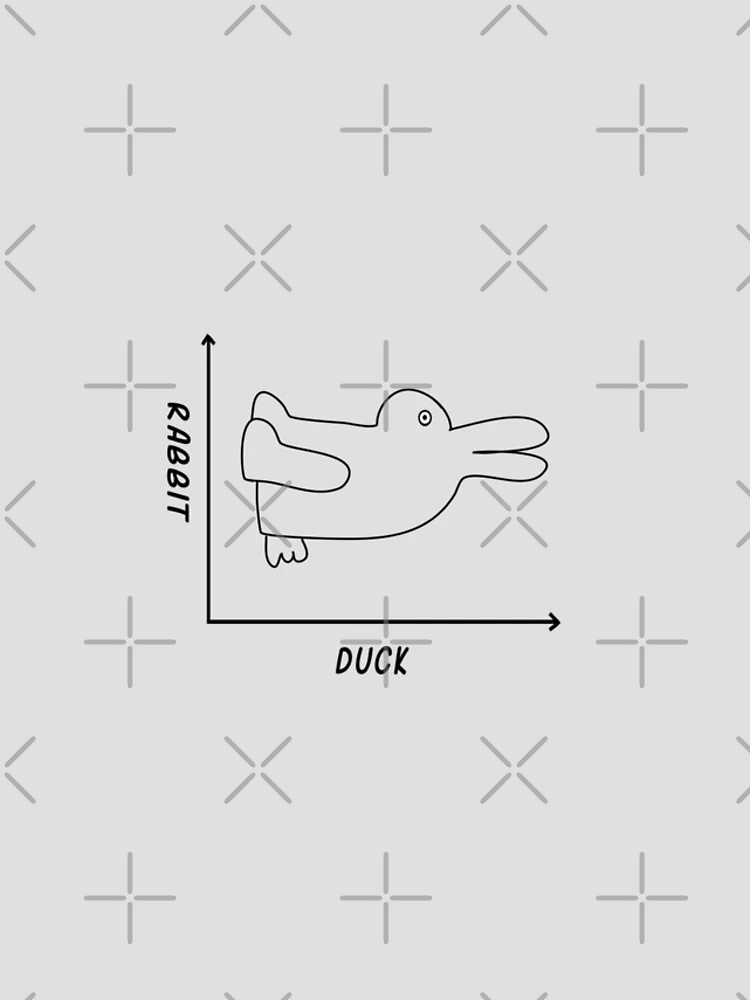 Thumbnail 4 of 4, iPhone Case, Duck/Rabbit Graph designed and sold by Bethcentral Designs.