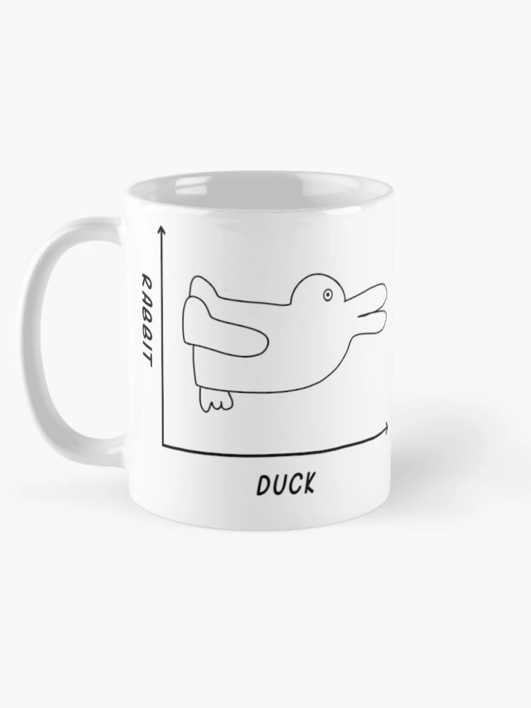 Thumbnail 5 of 6, Coffee Mug, Duck/Rabbit Graph designed and sold by Bethcentral Designs.