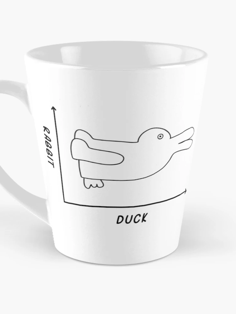Thumbnail 3 of 4, Coffee Mug, Duck/Rabbit Graph designed and sold by Bethcentral Designs.
