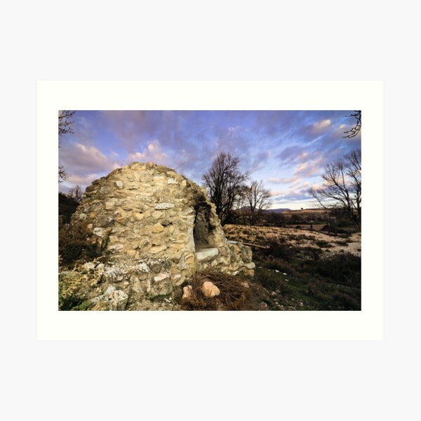 horno de piedra Art Print