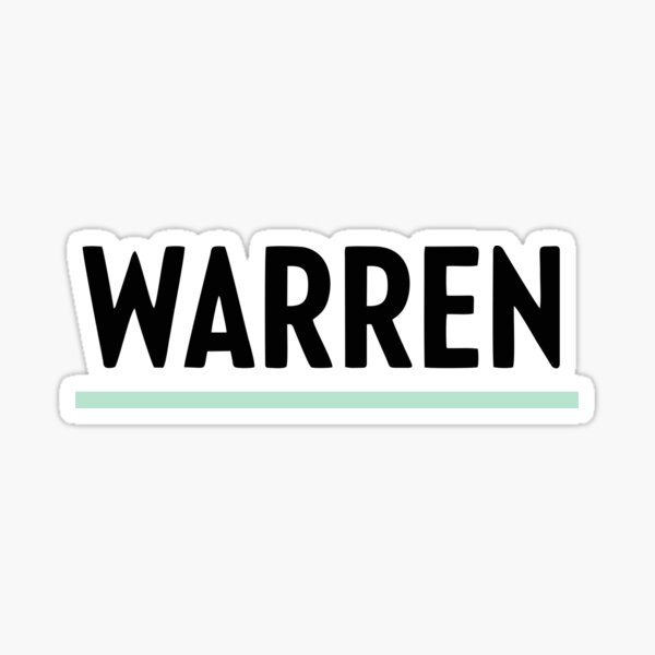 Top Selling Elizabeth Warren 2020 President Merchandise Sticker