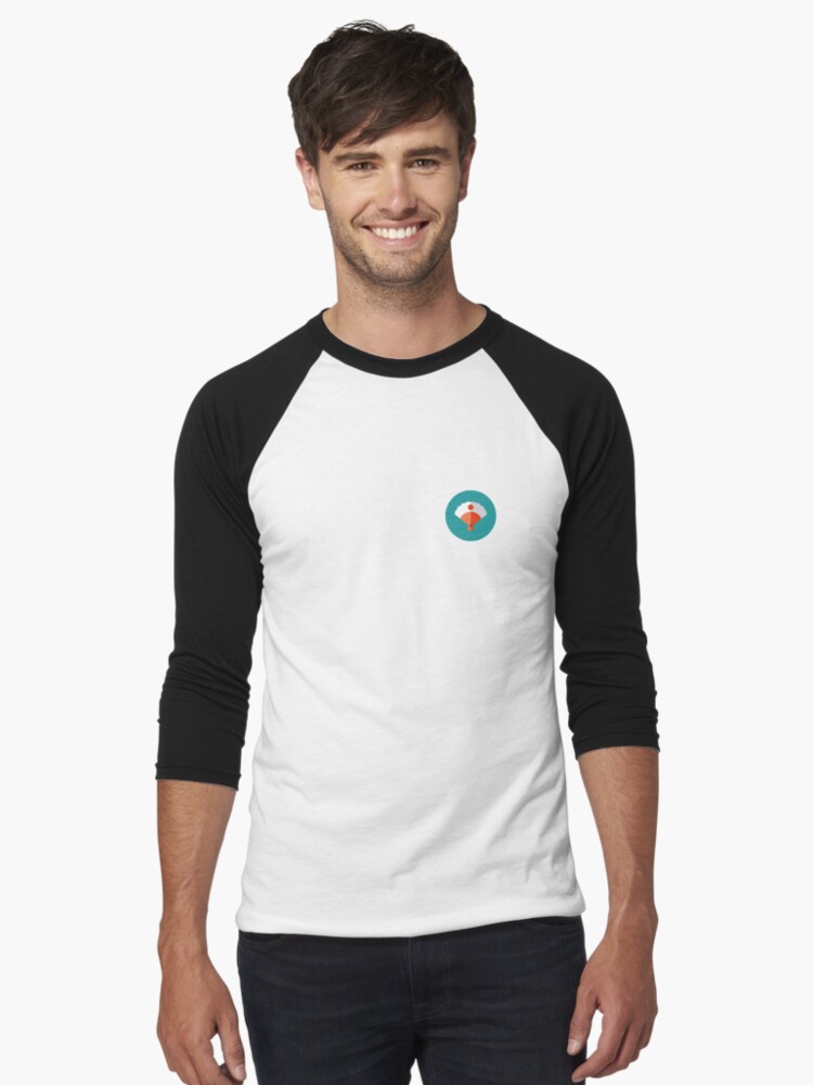 Imagen 1 de 3, Camiseta ¾ estilo béisbol con la obra Logo de Yo te formo, diseñada y vendida por Yoteformo.