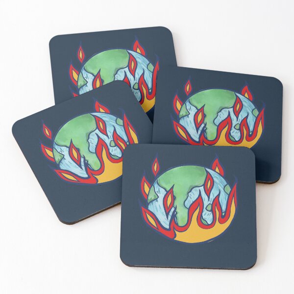 Item preview, Flaming Earth designed and sold by FrictionMaxxing.