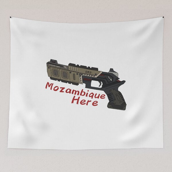 Item preview, Apex Legends Mozambique Here Art designed and sold by GingerSnark.