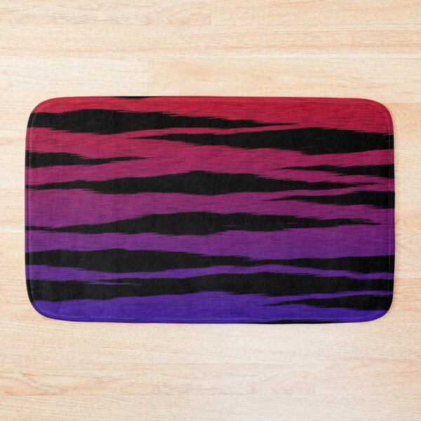 Item preview, Red Blue Tiger Skin designed and sold by HomeLivingCo.