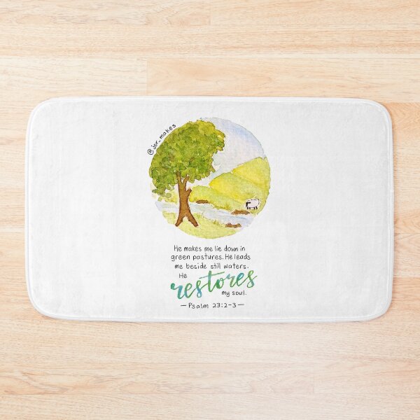 Item preview, Watercolour Psalm 23 Scene designed and sold by jermakes.