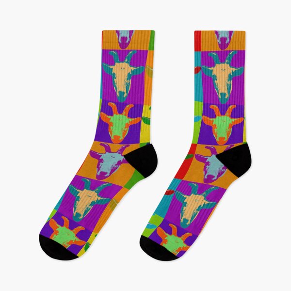 Item preview, Goat Pop Art Graphic BIlly Goat Bright Color Retro designed and sold by joannejgg.