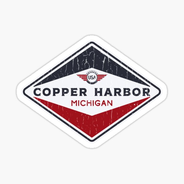 Item preview, Copper Harbor Michigan Badge designed and sold by dk80.