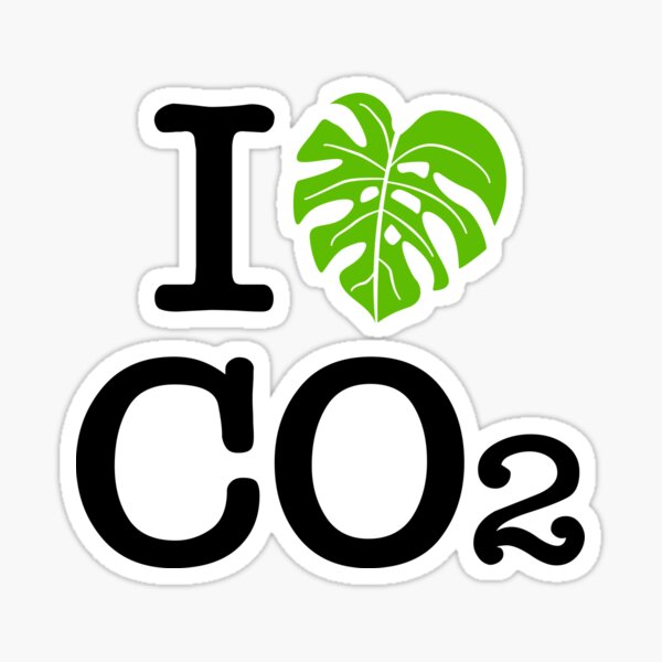 I love Co2 Ich liebe Co2 Sticker
