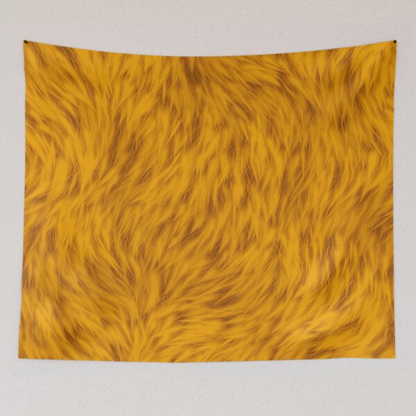 Item preview, Gold Wolf Fur designed and sold by HomeLivingCo.