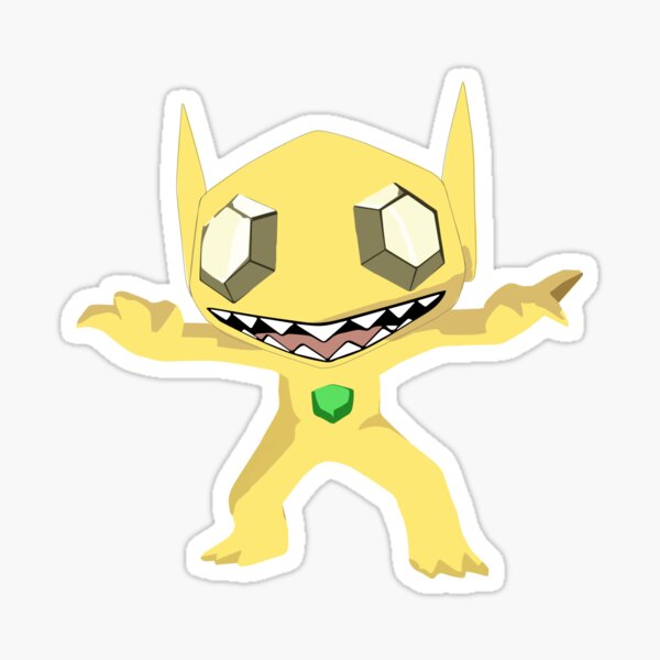 the shiny darkness monster Sticker
