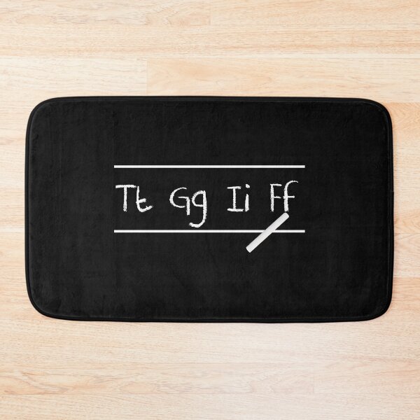 Item preview, Tt Gg Ii Ff Tgif Funny Teachers Students Chalk Chalkboard designed and sold by Leslie Smith.
