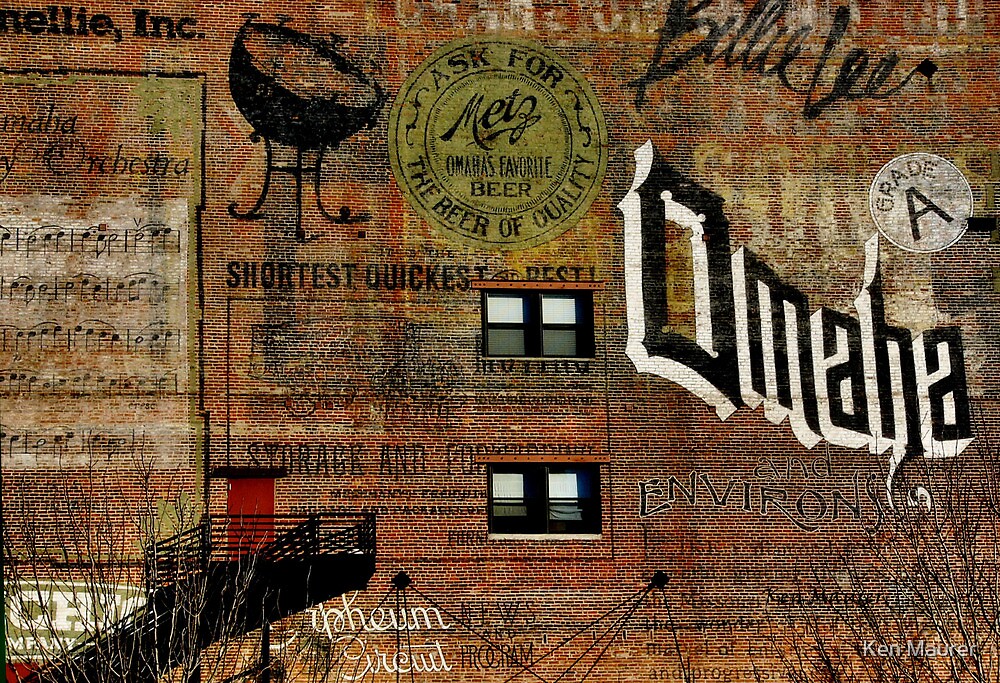 "Omaha Mural" by Ken Maurer Redbubble