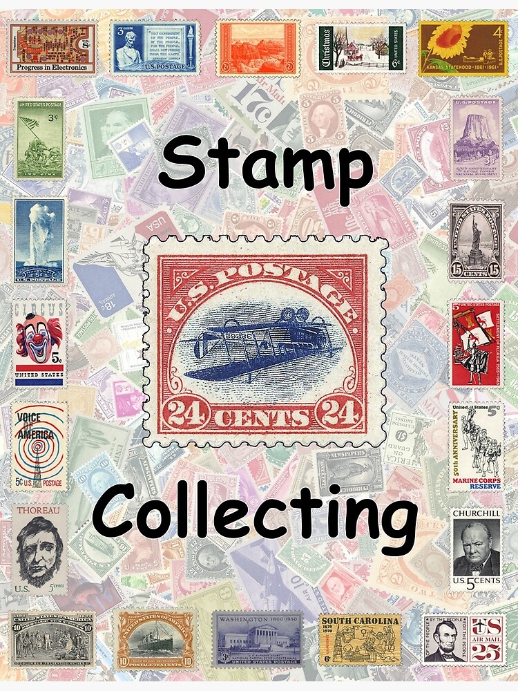 Stamp Collecting Greeting Card for Sale by Montage-Madness