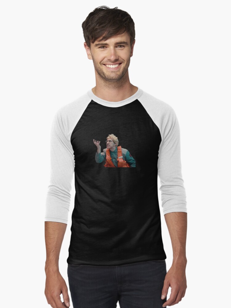 Imagen 1 de 3, Camiseta ¾ estilo béisbol con la obra Matt - Sin espacio, diseñada y vendida por buckysass.