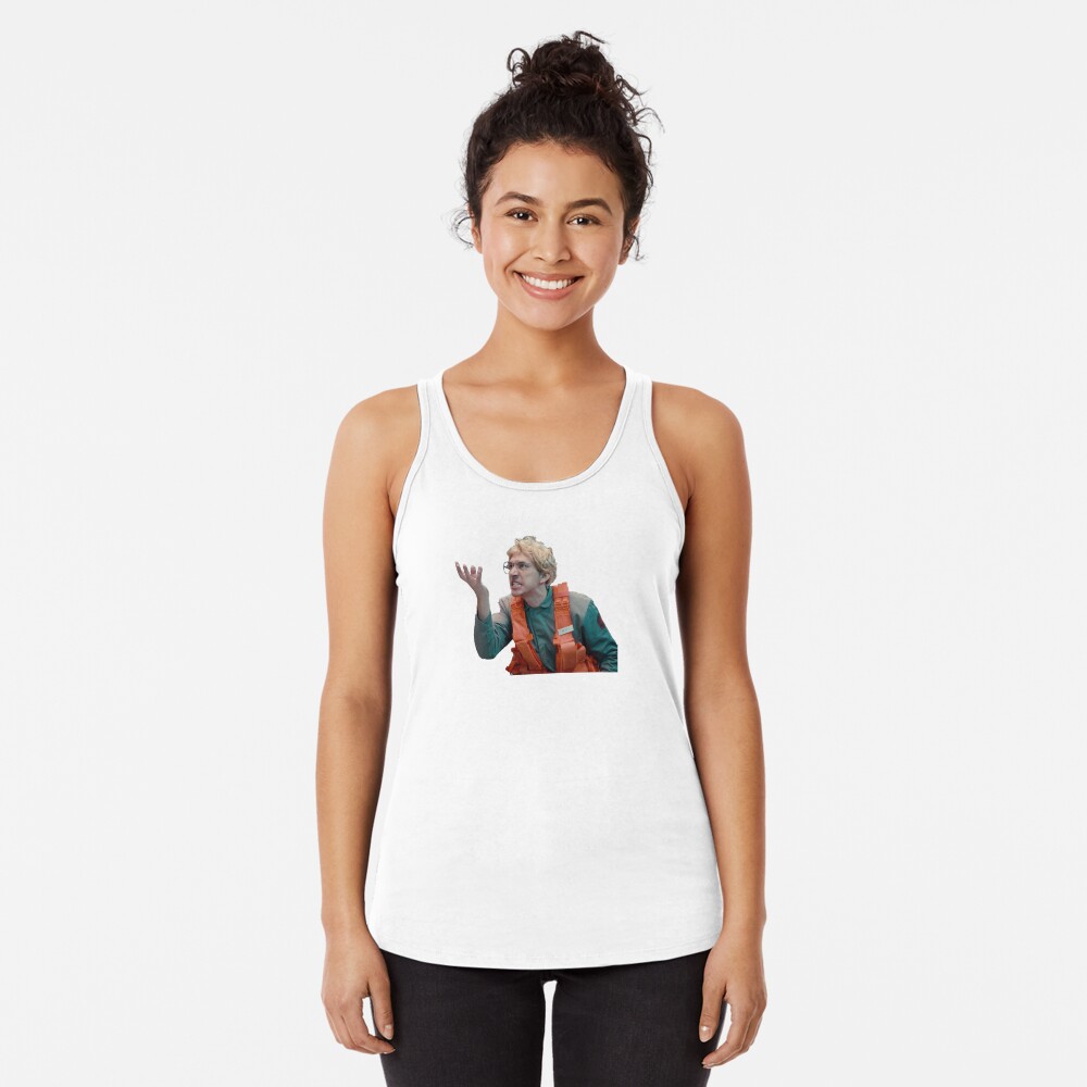 Vista previa del artículo con la obra «Camiseta con espalda nadadora», diseñado y vendido por buckysass.
