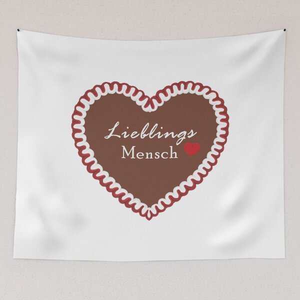 Item preview, Gingerbread heart favorite human designed and sold by JanooFactory.