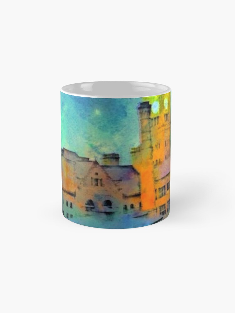 Alternate view of Clock Tower in Rain Mug