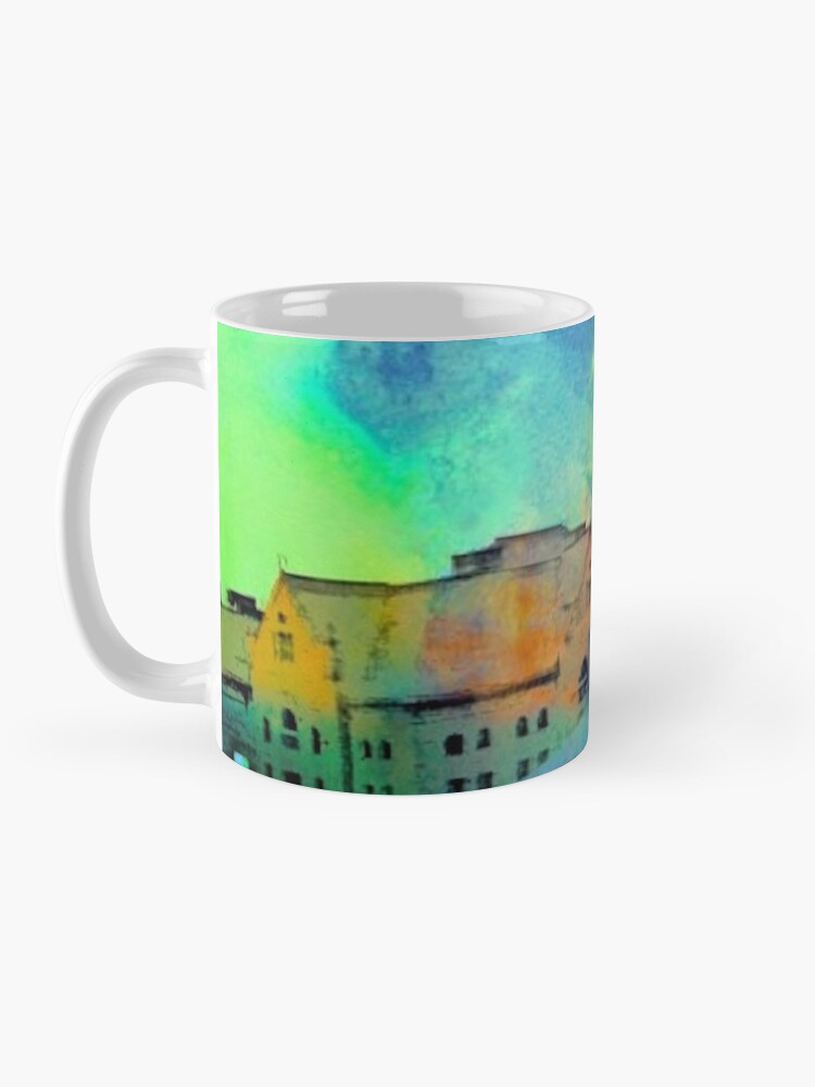 Alternate view of Clock Tower in Rain Mug