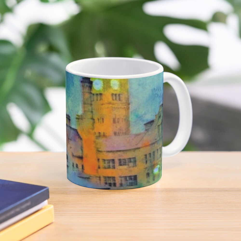 Clock Tower in Rain Mug