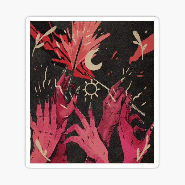 Witch Hands Sticker
