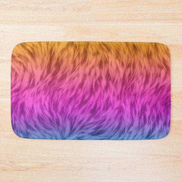 Item preview, Yellow Pink Blue Wolf Fur designed and sold by HomeLivingCo.