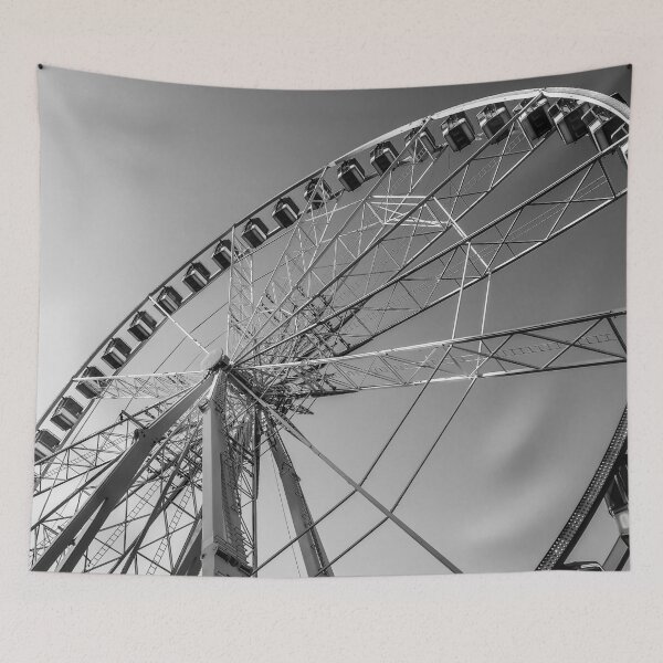 Item preview, Black White Ferris Wheel designed and sold by sigdesign.
