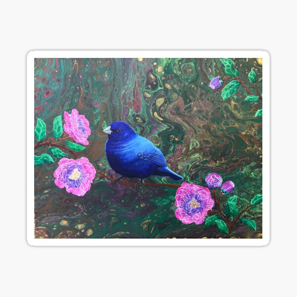 Blue Bird Sticker