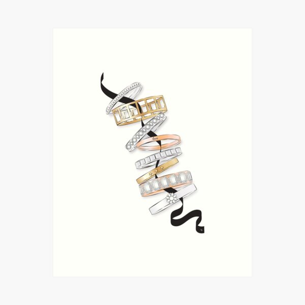 Sparkly bracelets Art Print