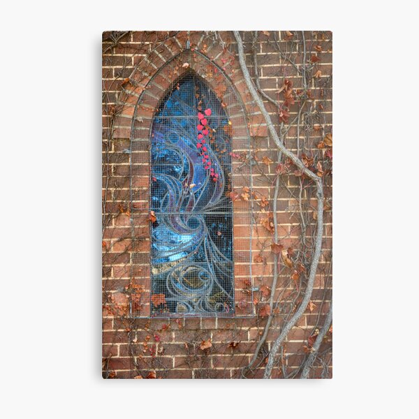 Gostwyck Chapel Window - Autumn Metal Print