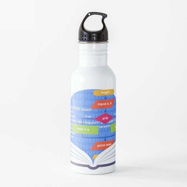 Coding Emblem Water Bottle