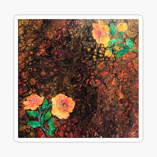 Fire Petals Sticker