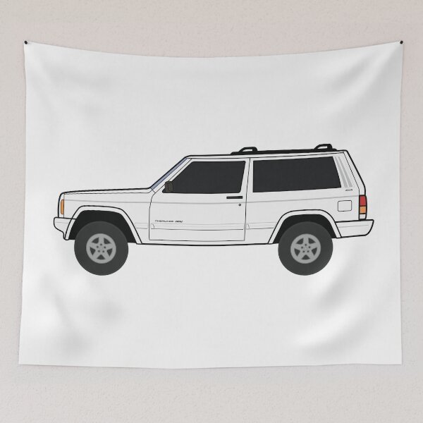 Item preview, 97 to 01 USA 4x4 off road vehicle 2 door OEM wheel White designed and sold by MandalaPics.