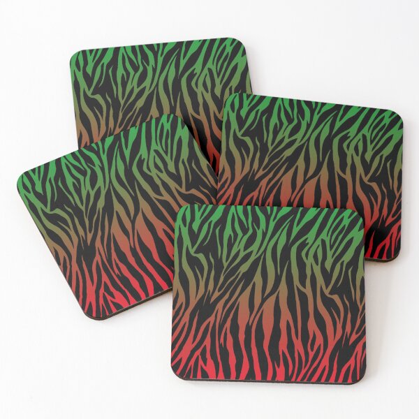 Item preview, Green Red Zebra Skin designed and sold by HomeLivingCo.