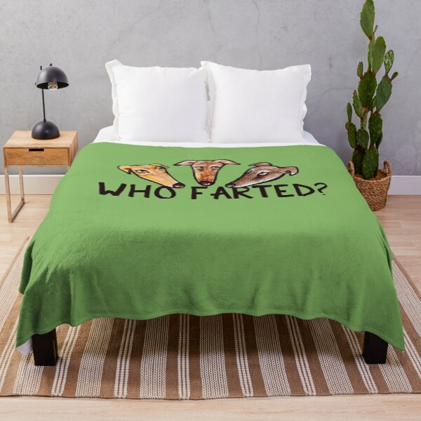 Item preview, Who farted greyhound humor designed and sold by FrictionMaxxing.