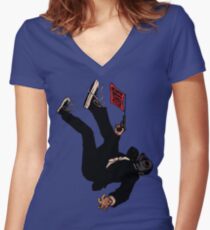 Awwww Crap! Women's Fitted V-Neck T-Shirt