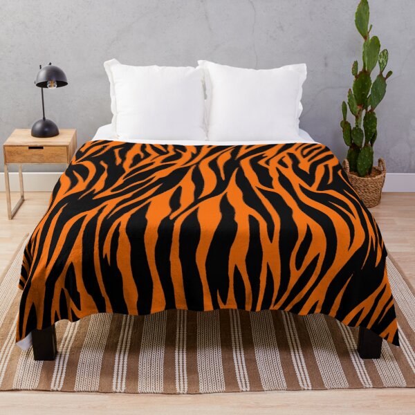 Item preview, Orange Zebra Skin designed and sold by HomeLivingCo.