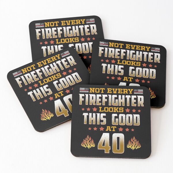 Item preview, Firefighter 40th Funny Birthday Gift designed and sold by Dapperly Tees.