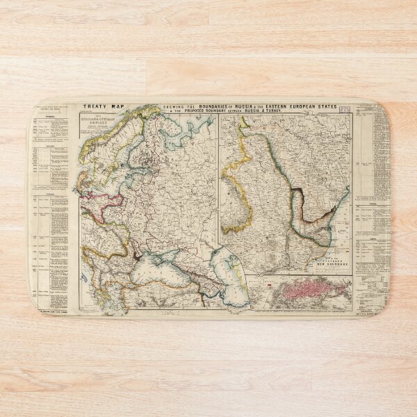 Item preview, Map of Eastern Europe (1856) designed and sold by allhistory.