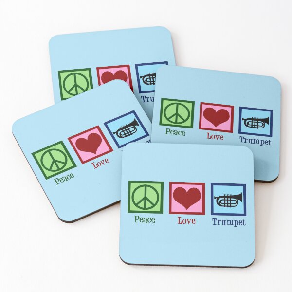 Item preview, Peace Love Trumpets designed and sold by Epic Love Designs.