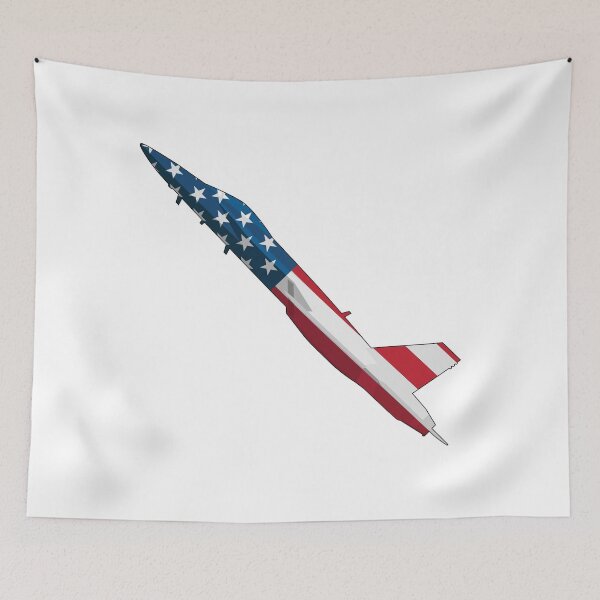 Item preview, American Flag Military Jet designed and sold by hobrath.