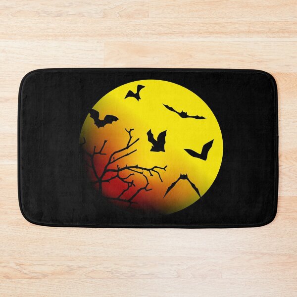 Item preview, Halloween field mice and full moon designed and sold by claudiasartwork.