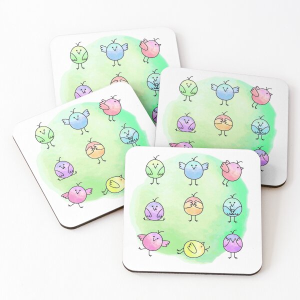 Item preview, Funny Birds Illustration designed and sold by yulia-rb.