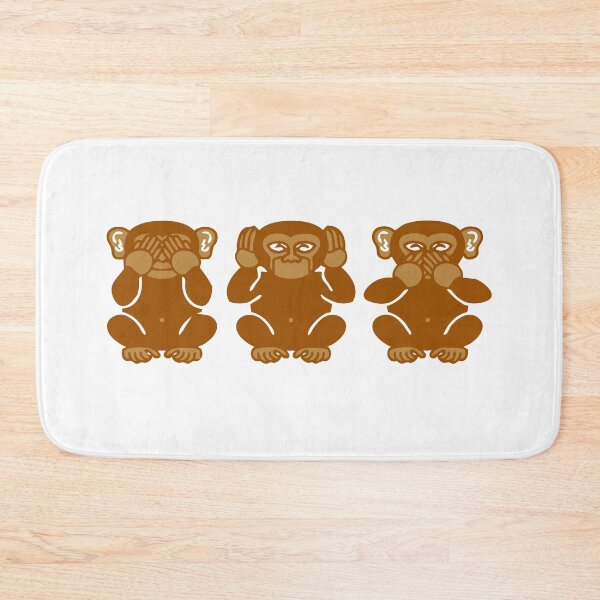 Item preview, Three wise monkeys designed and sold by Leeloks.