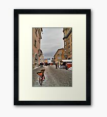 Street for pedestrians Framed Print