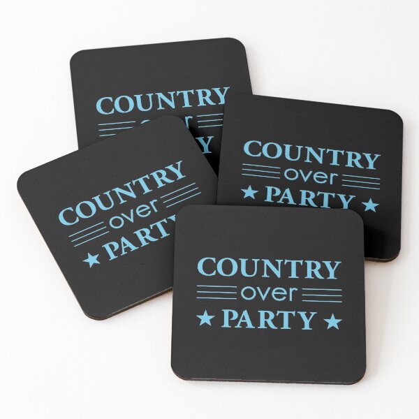 Item preview, Country Over Party Unified US Politics designed and sold by oneprettyprint.
