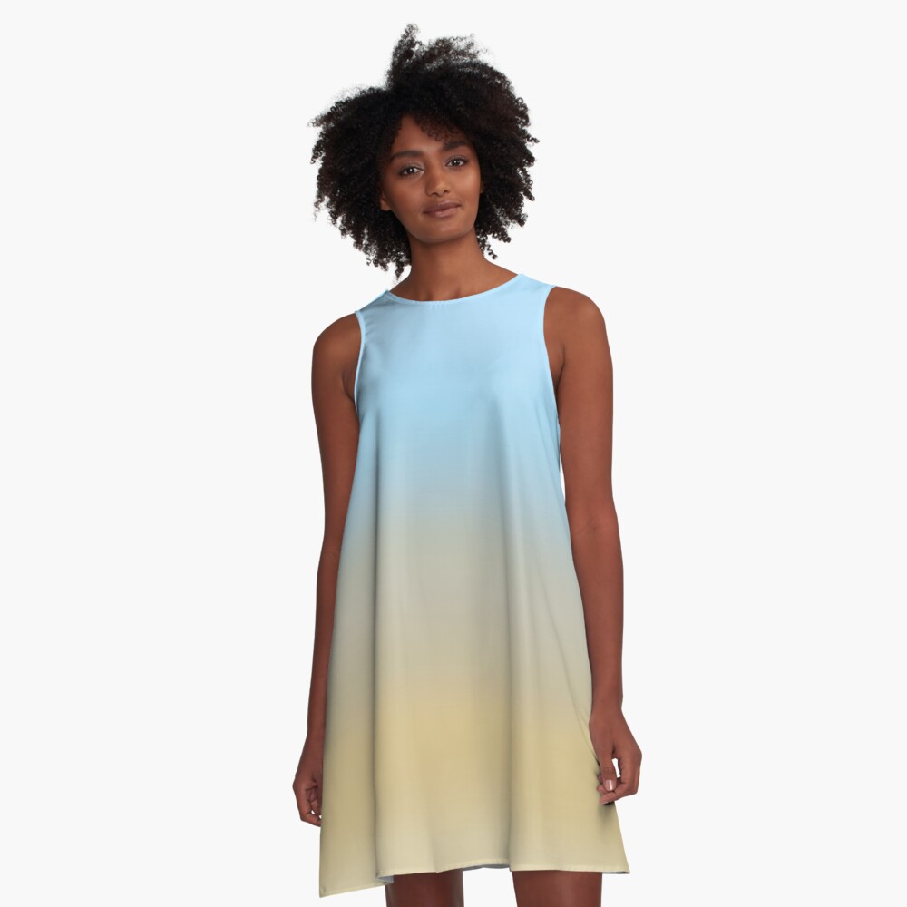 Beach fading A-Line Dress