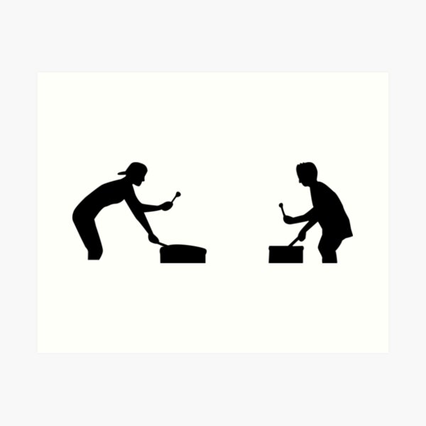 da boys on da drooms Art Print