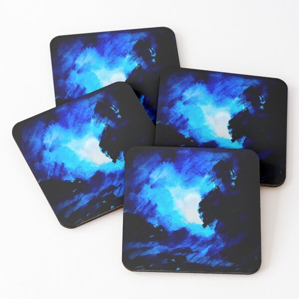 Item preview, Abstract Nighttime Blue Landscape  designed and sold by Mark Jesus-Allen.